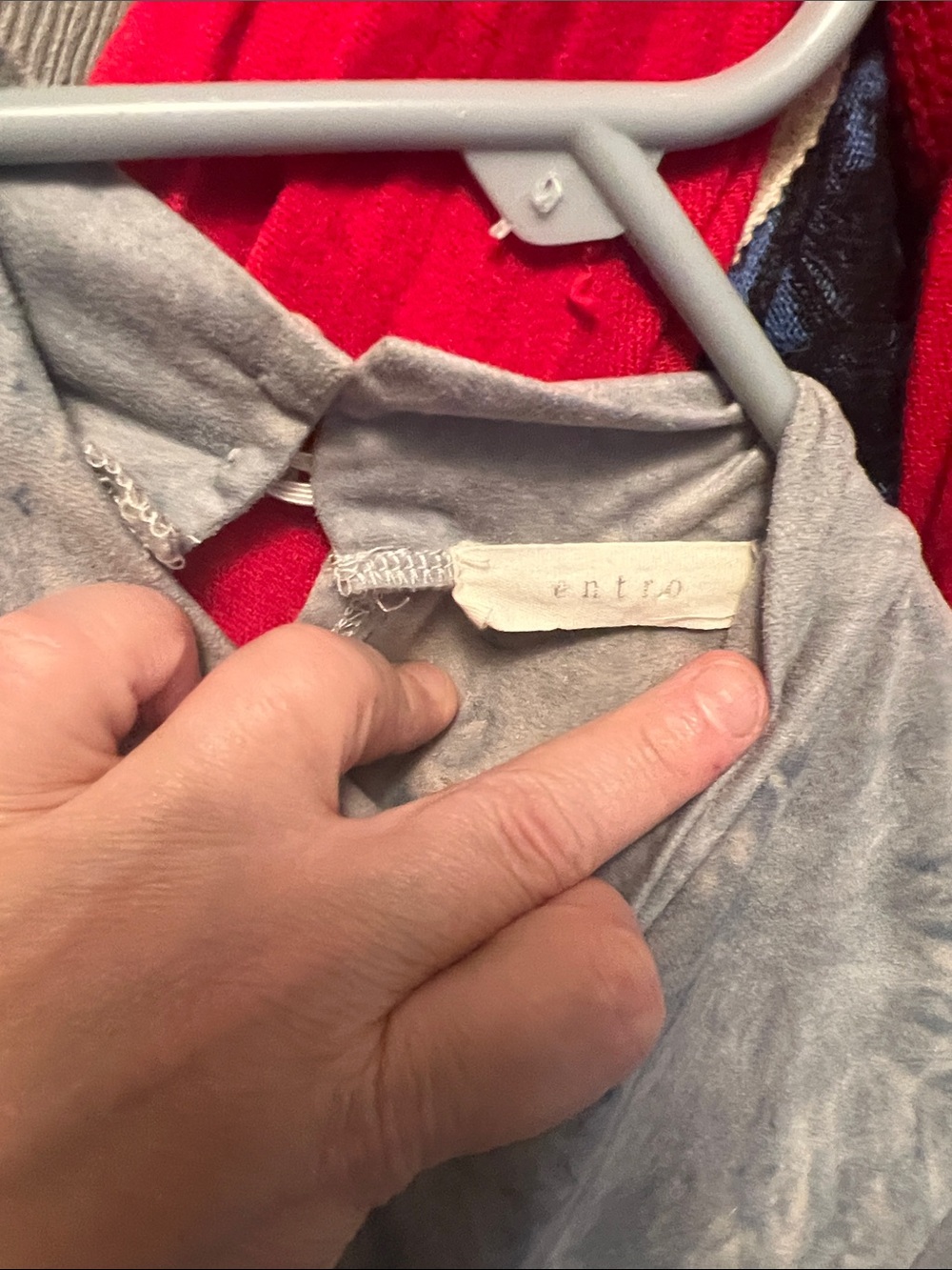 entro Light Gray Washed Tee - Picture 2 of 4